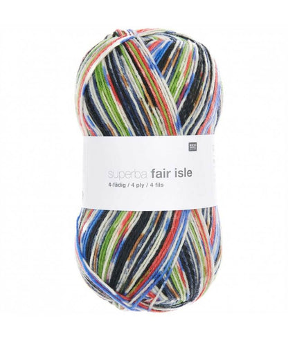 Superba Fair Isle 4 Ply – Laine à chaussettes Superwash