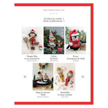POUPEES ET AMIGURUMIS DE NOEL AU CROCHET