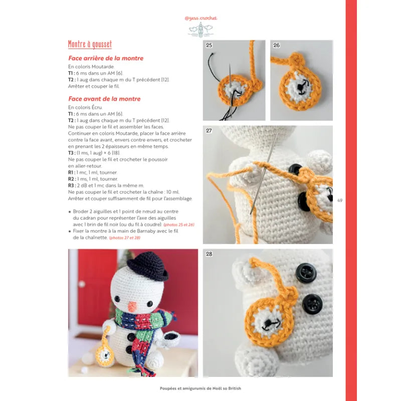 Poupées &amp; amigurumis de Noël so british