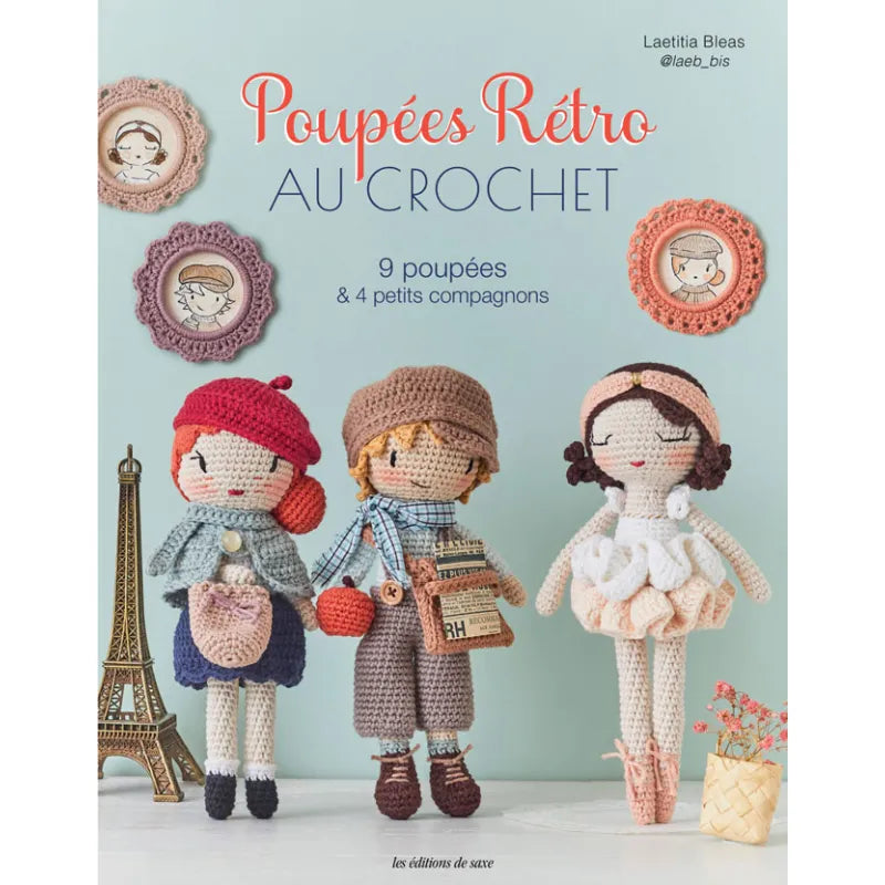 Poupées rétro au crochet - Laetitia Bleas