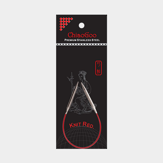 Aiguilles Mini-Circulaires Fixes ChiaoGoo Red 23 cm