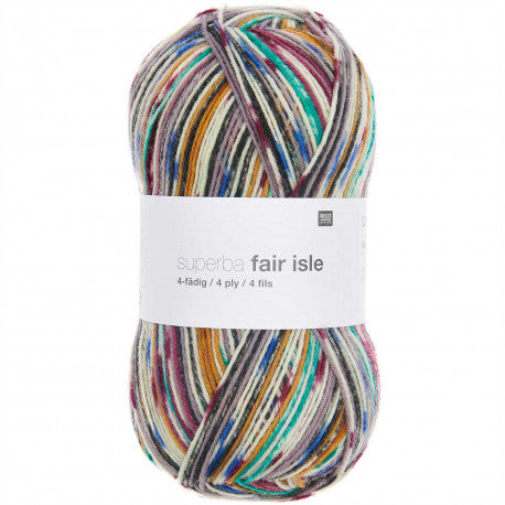 Superba Fair Isle 4 Ply – Laine à chaussettes Superwash
