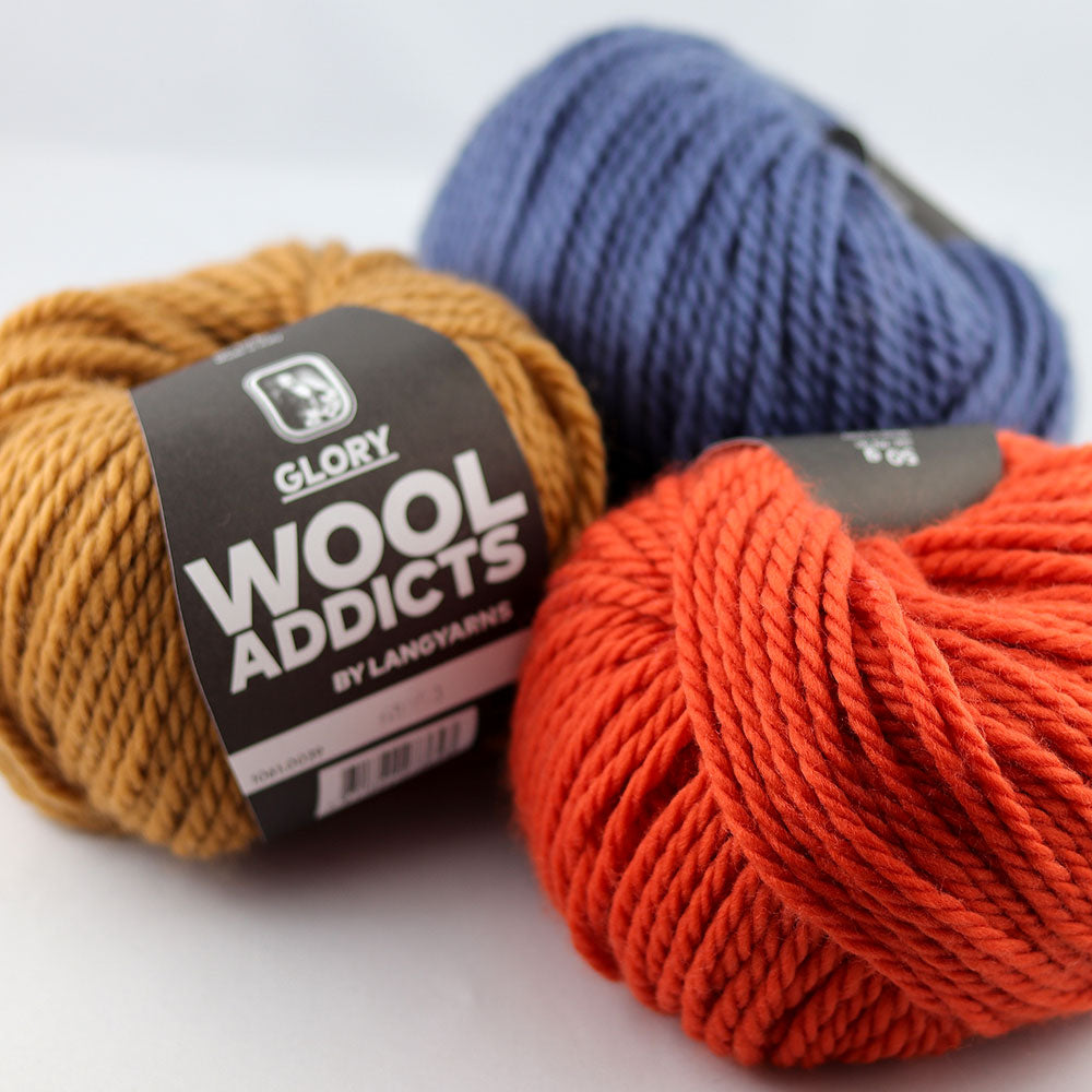 GLORY WoolAddicts – Fil chunky 100% mérinos extrafine superwash