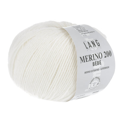 Merino 200 Bébé Lang Yarns –   100% Laine mérinos superwash