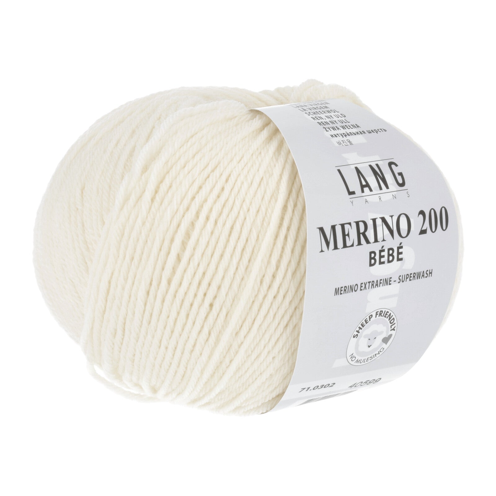 Merino 200 Bébé Lang Yarns –   100% Laine mérinos superwash