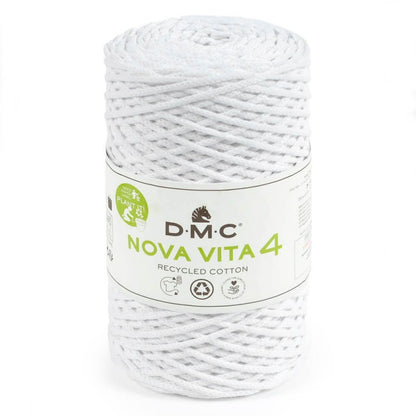 Nova Vita 4 DMC – Fil coton recyclé uni pour décoration et accessoires