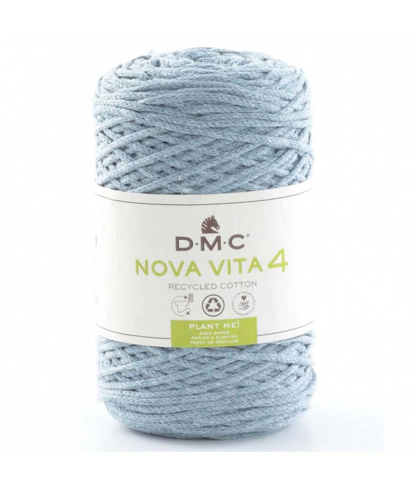 Nova Vita 4 DMC – Fil coton recyclé uni pour décoration et accessoires