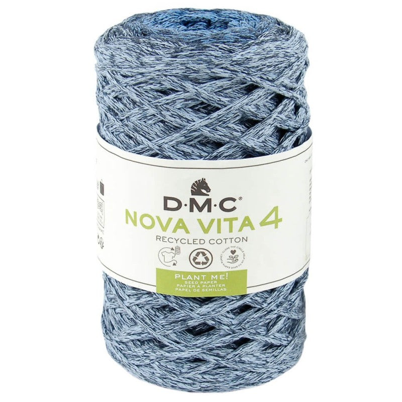 Nova Vita 4 DMC – Fil coton recyclé chiné 200 m pour décoration et accessoires