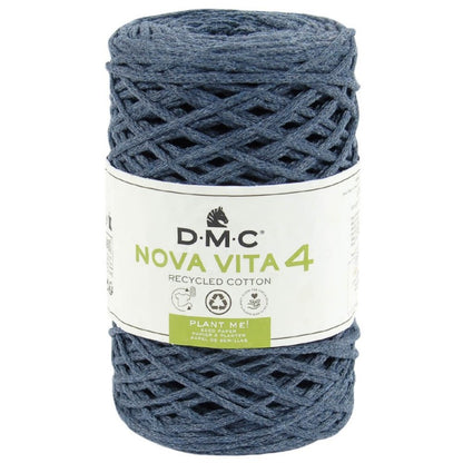 Nova Vita 4 DMC – Fil coton recyclé uni pour décoration et accessoires