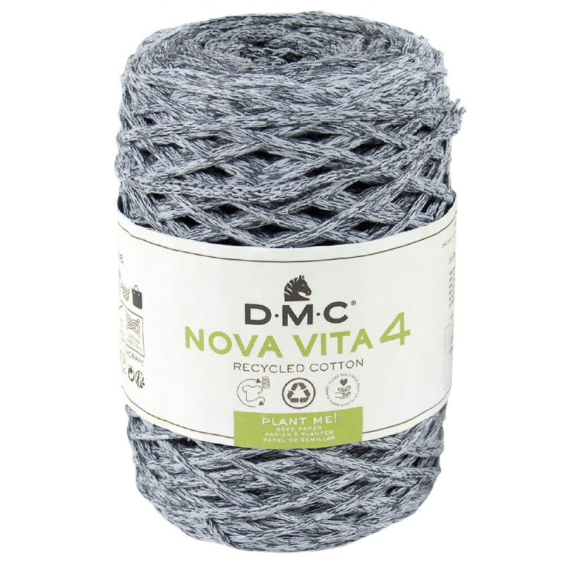 Nova Vita 4 DMC – Fil coton recyclé chiné 200 m pour décoration et accessoires