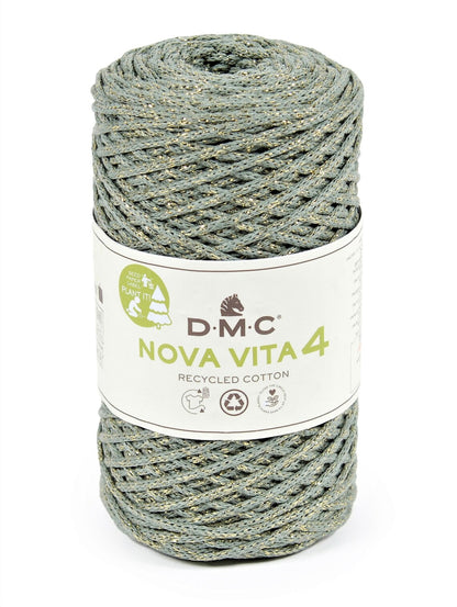 Nova Vita 4 DMC – Fil coton recyclé et métallisé pour décorations et accessoires