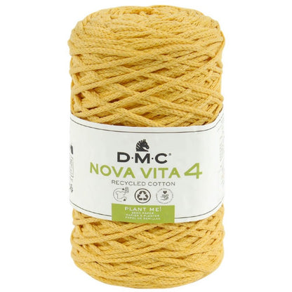 Nova Vita 4 DMC – Fil coton recyclé uni pour décoration et accessoires