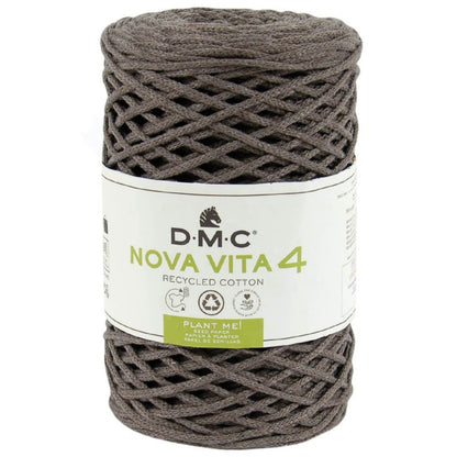 Nova Vita 4 DMC – Fil coton recyclé uni pour décoration et accessoires