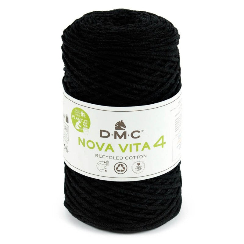 Nova Vita 4 DMC – Fil coton recyclé uni pour décoration et accessoires