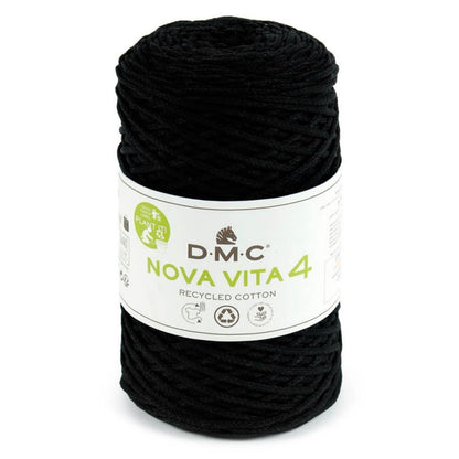 Nova Vita 4 DMC – Fil coton recyclé uni pour décoration et accessoires