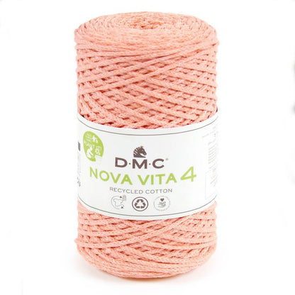 Nova Vita 4 DMC – Fil coton recyclé uni pour décoration et accessoires