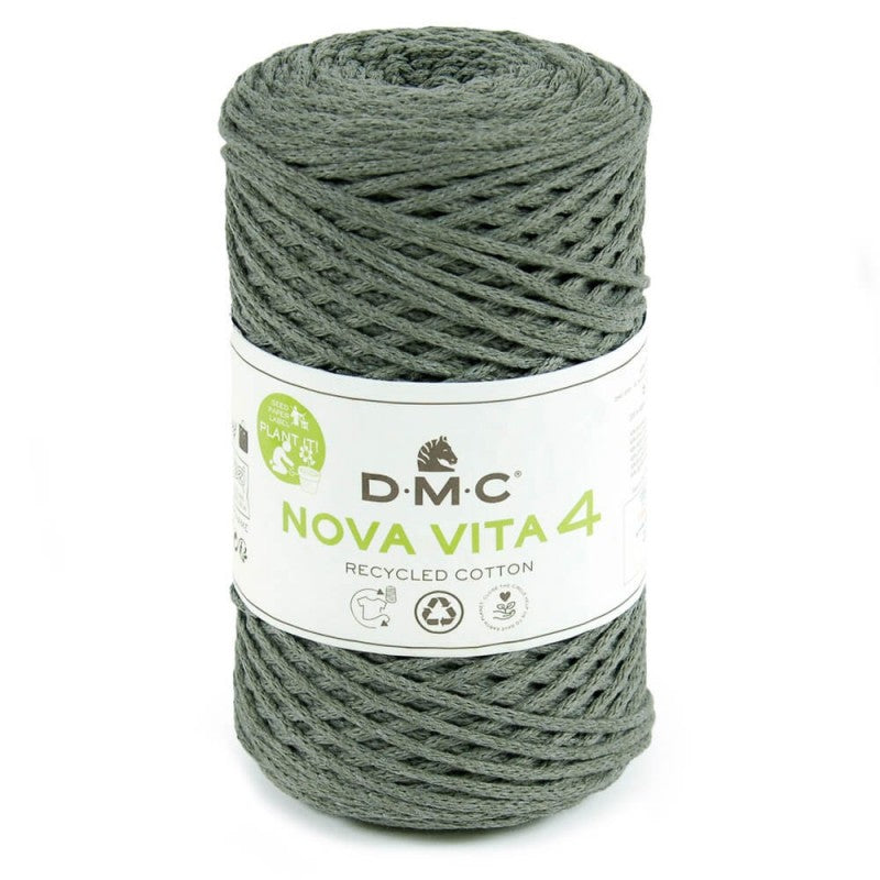 Nova Vita 4 DMC – Fil coton recyclé uni pour décoration et accessoires