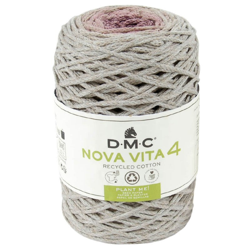 Nova Vita 4 DMC – Fil coton recyclé chiné 200 m pour décoration et accessoires